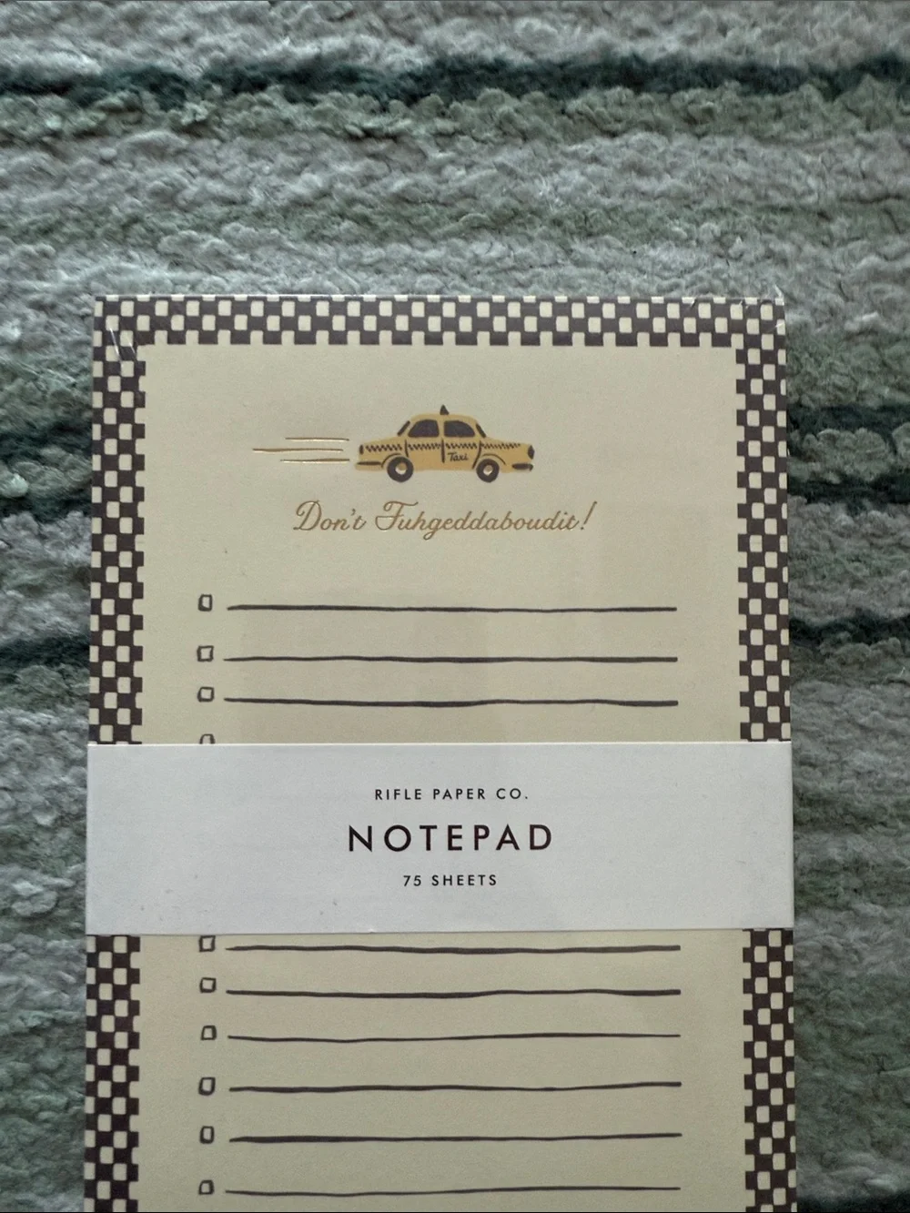 🆕 Rifle Paper Co. checklist notepad